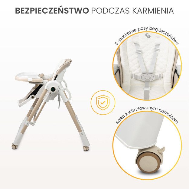 FEEDING CHAIR NESTO GREY 22