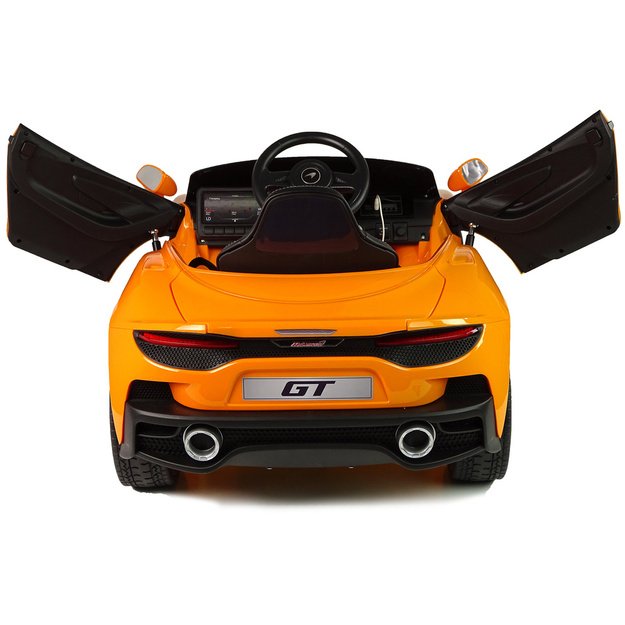 Elektrinis pasivažinėjimas "McLaren GT 12V" oranžine spalva 14