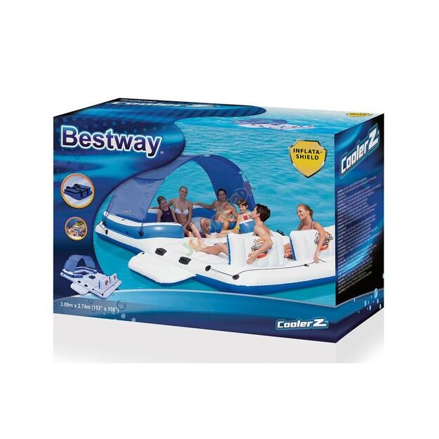 Island air mattress 389 x 274 cm Bestway 43105