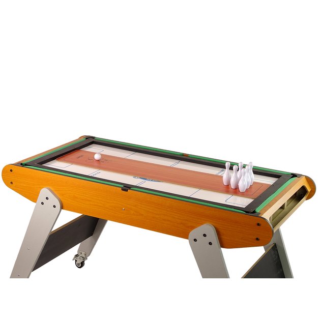 8in1 mobilusis žaidimų stalas Ping pongas Biliardas Boulingas Ledo ritulys 7