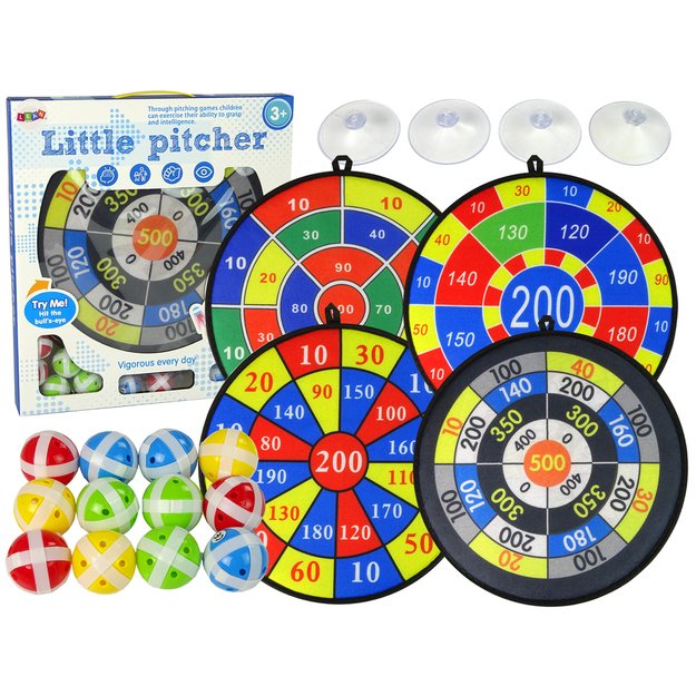 Žaidimo rinkinys strėlytės 36 cm skydas Kamuoliukai ant velcro
