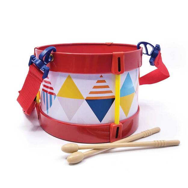 Svoora būgnelis su dirželiu ir lazdelėmis