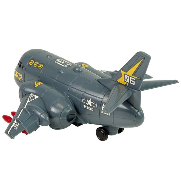 Karinis transporto lėktuvas su šviesos ir garso efektais 2