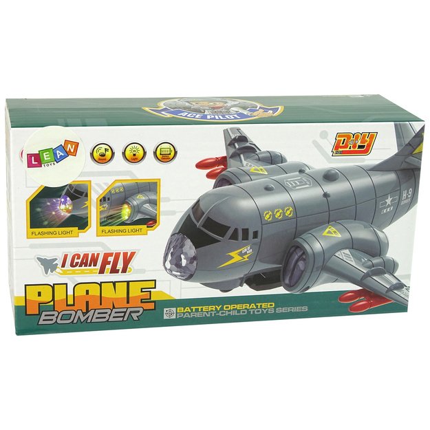 Karinis transporto lėktuvas su šviesos ir garso efektais 4