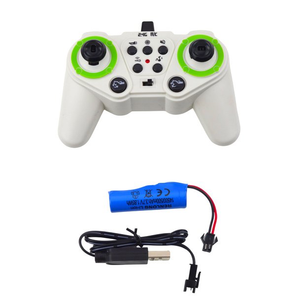 RC Remote Controlled Dump Truck with Lights and Sounds White 1:24 2