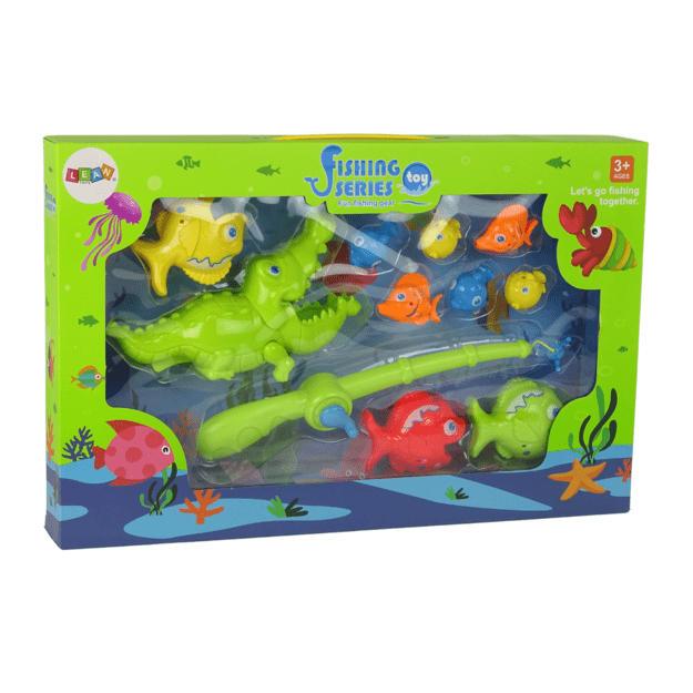 Didelis žvejybos rinkinys su meškere Let s Go Fishing ! 11 elementų 2