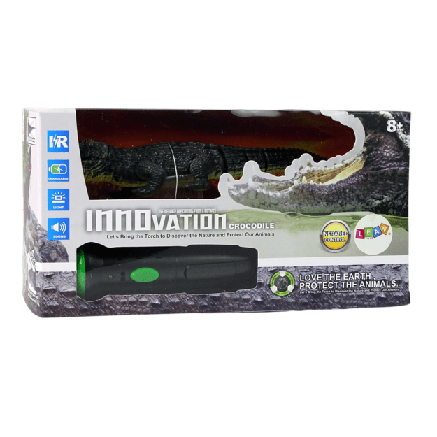 Nuotoliniu būdu valdomas krokodilo žibintuvėlis 6