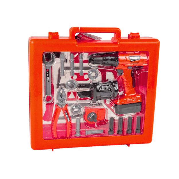 Handyman Set Screwdriver Battery Hammer Saw