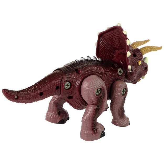 Besisukantis dinozauras su grąžtu Plastikinis 7