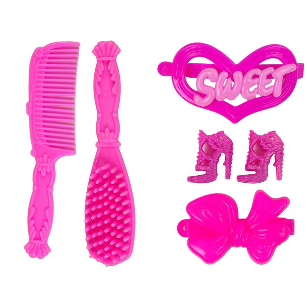 Princesės lėlė su baltojo ponio figūrėlėmis Priedai. 7