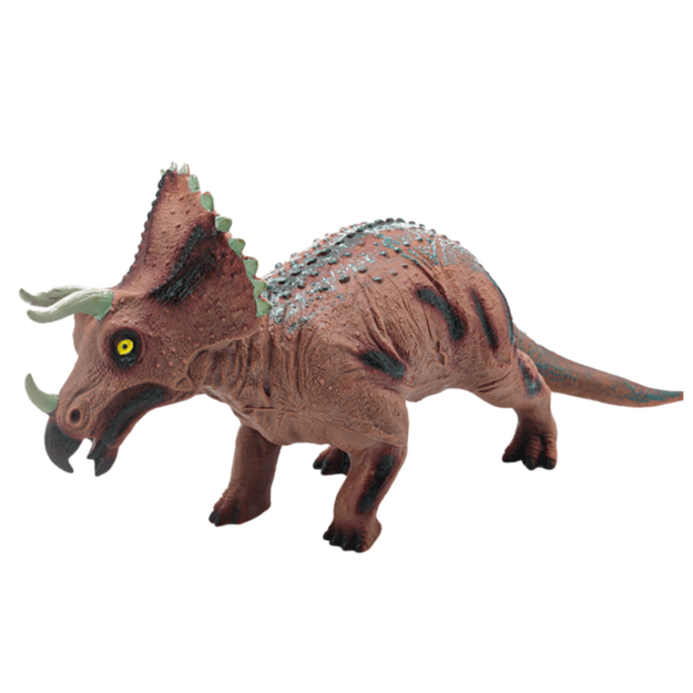 Didelė dinozauro figūrėlė Triceratops Sound 36 cm Brown 1