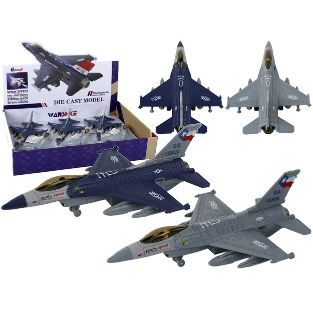Model of a Friction Driven Airplane, navy blue or gray