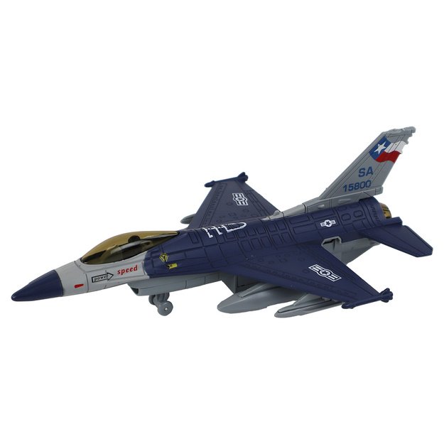 Model of a Friction Driven Airplane, navy blue or gray
