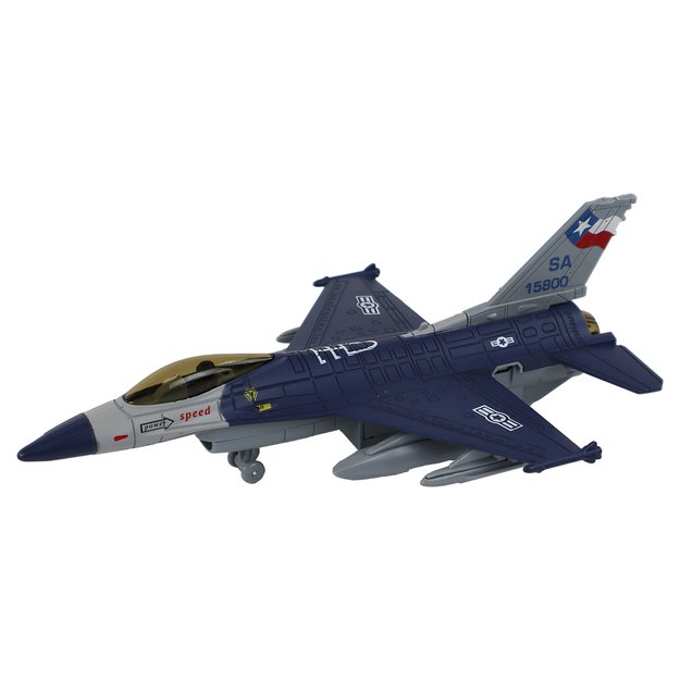 Model of a Friction Driven Airplane, navy blue or gray