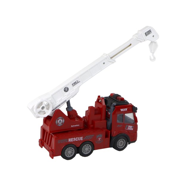 Ugniagesių departamentas su krano nuotolinio valdymo modeliu 7