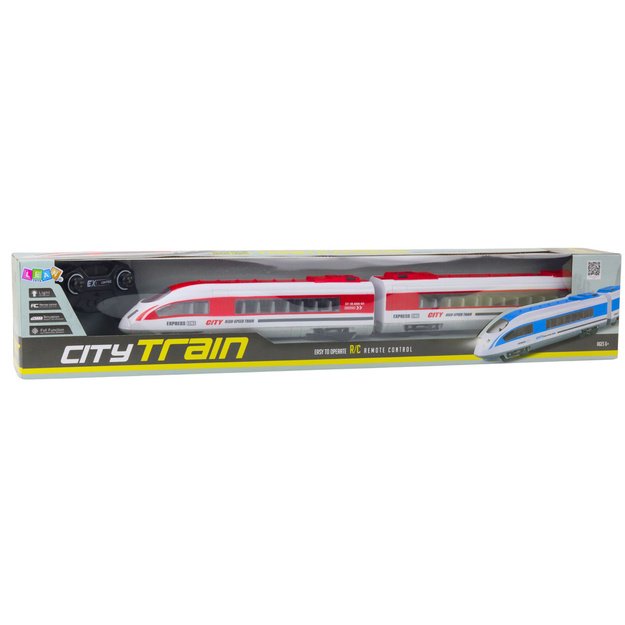 Remote Controlled Passenger Train RC Lights Red 65 cm 2