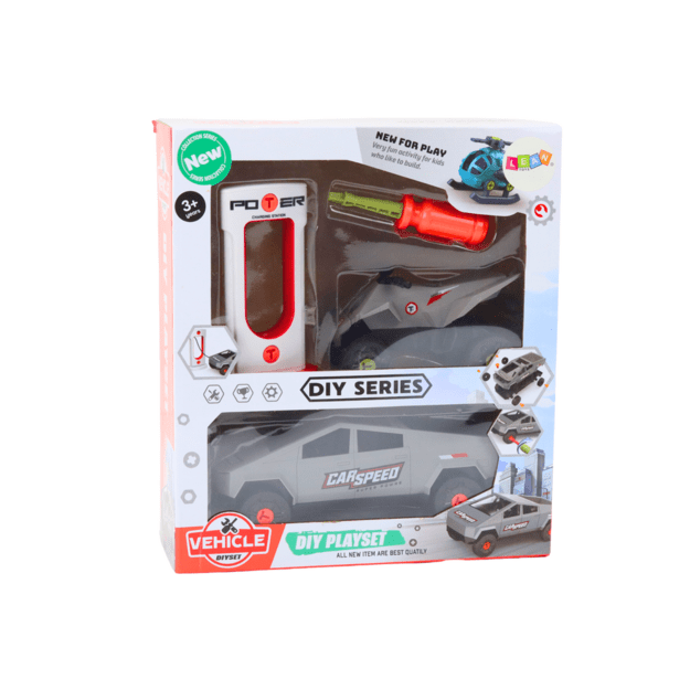 Šiuolaikinio automobilio su keturračiu rinkinys 