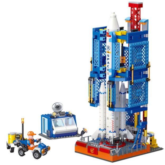 Building Blocks Space Station Platform Rocket 668 pcs. 1