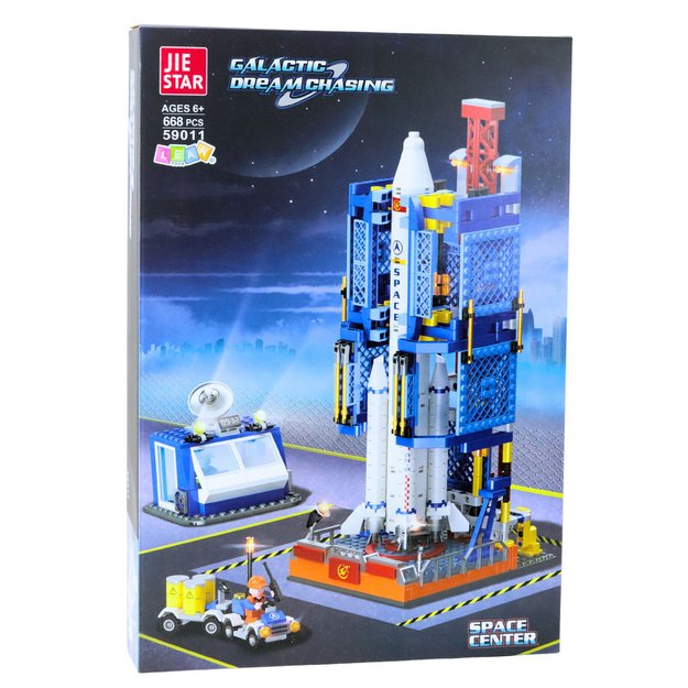 Building Blocks Space Station Platform Rocket 668 pcs. 2