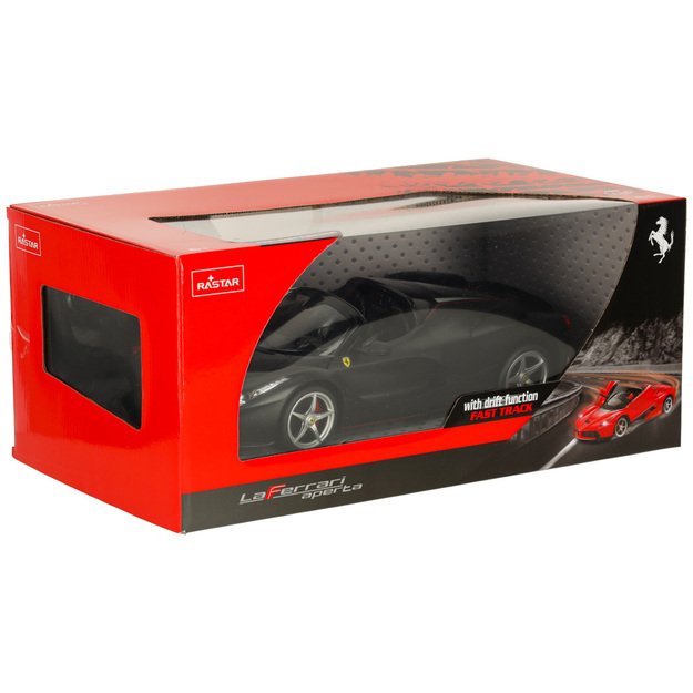 Rastar 75800 Ferrari LaFerrari Aperta 1:14 nuotolinio valdymo automobilis juodas 10