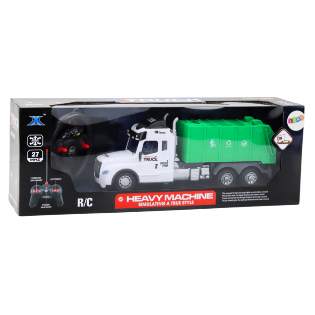 Nuotoliniu būdu valdomas RC šiukšliavežė Žalias žibintai garsai 6