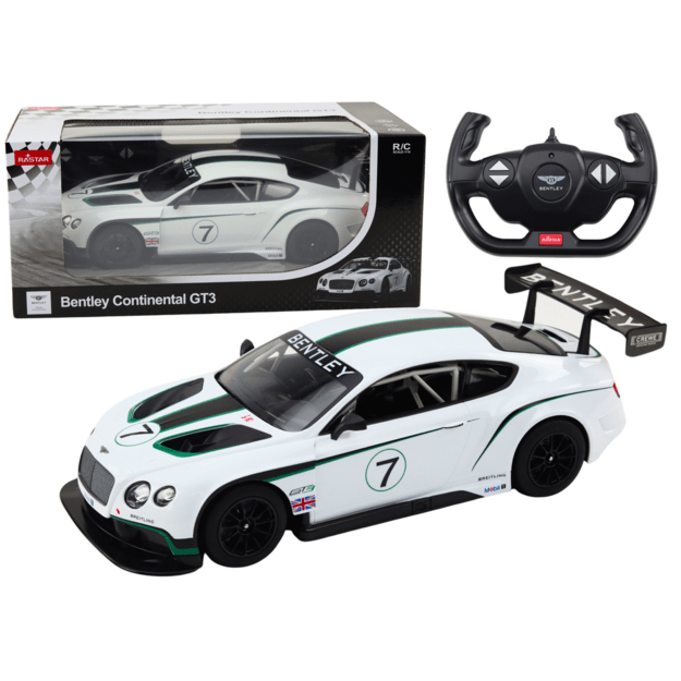 RC sportinis automobilis 1:14 Bentley Continental GT3 White
