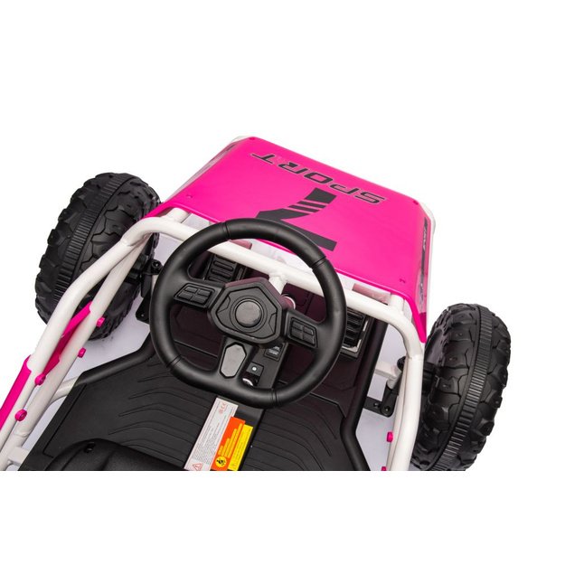 Akumuliatorius automobiliniam vežimėliui A8812 Pink 24V 34