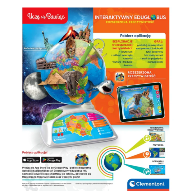 Interactive Preschooler s Globe Clementoni 50757