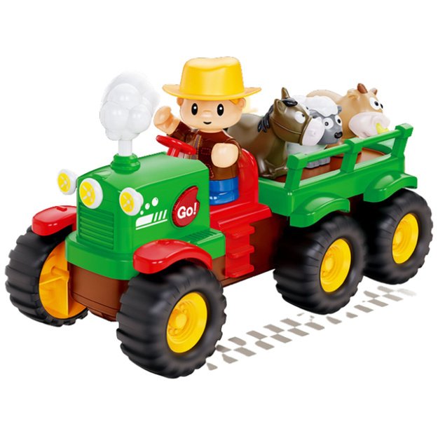 Educational Interactive Tractor for Toddlers Animals Lights Sounds 1