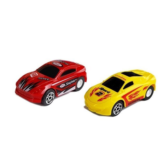 Race Track with 4 Loops, Two 181 cm Cars