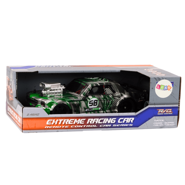 RC nuotolinio valdymo automobilis 1:16 Drift Guminiai ratai Žalia 3