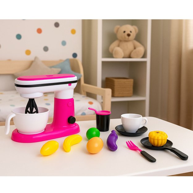 Food Processor Blender Toy For Kids Accessories Fruits 2