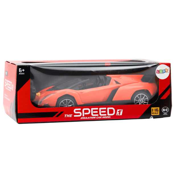 Automobilis Nuotoliniu būdu valdomas sportinis automobilis RC 1:16 Orange