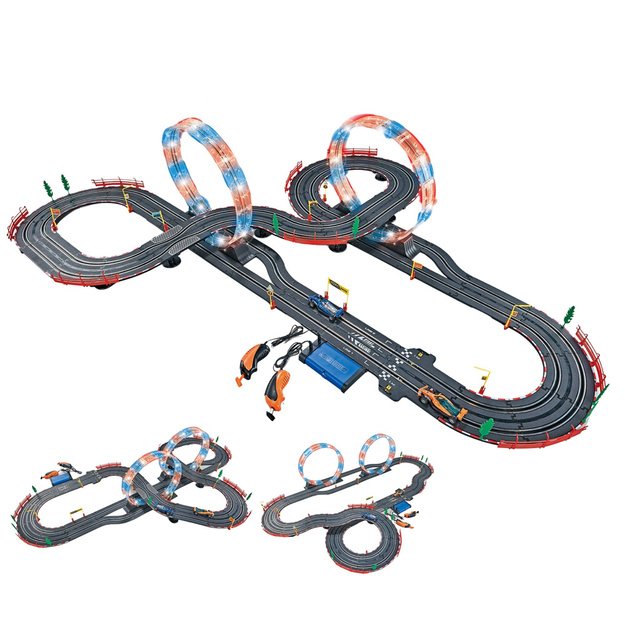 3in1 RC Race Track Illuminated Loops Cars Controllers 560 cm 2