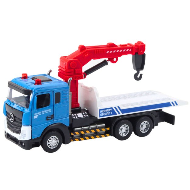 Tow Truck with Tow Truck Metal Cabin Lights Sounds 1