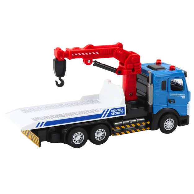 Tow Truck with Tow Truck Metal Cabin Lights Sounds 3