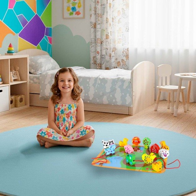 Mediniai blokai, skirti sriegimo lentos lentos ūkio gyvūnams 9