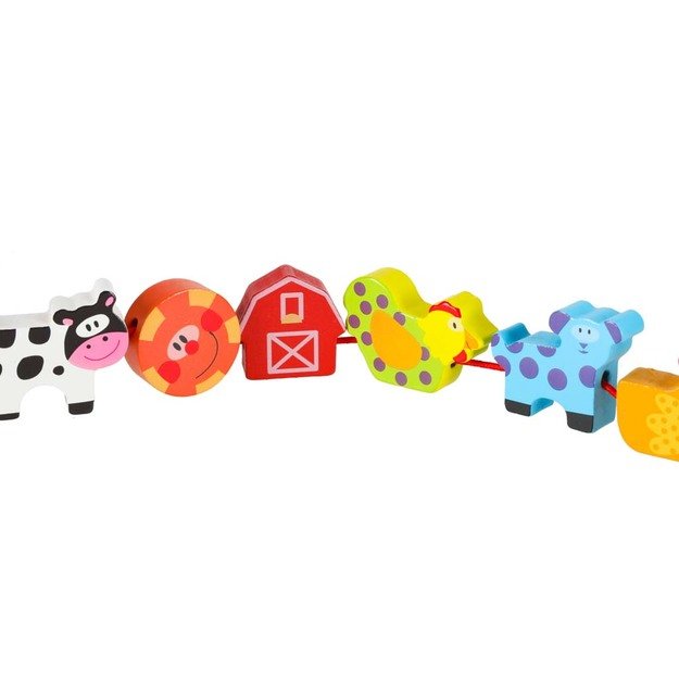 Mediniai blokai, skirti sriegimo lentos lentos ūkio gyvūnams 7