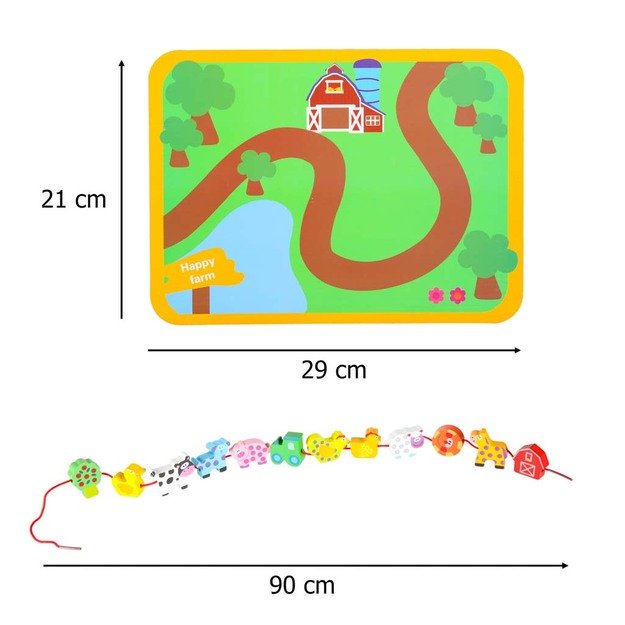 Mediniai blokai, skirti sriegimo lentos lentos ūkio gyvūnams 12