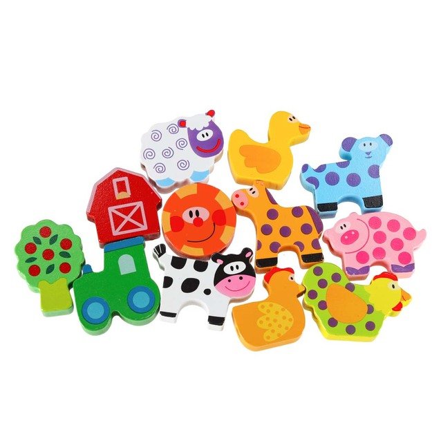 Mediniai blokai, skirti sriegimo lentos lentos ūkio gyvūnams 6