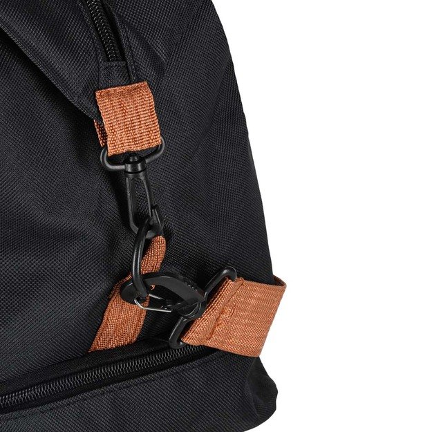 Sportinis kelioninis krep&scaron;ys rankinis bagažas lėktuvui turistinis juodas 6