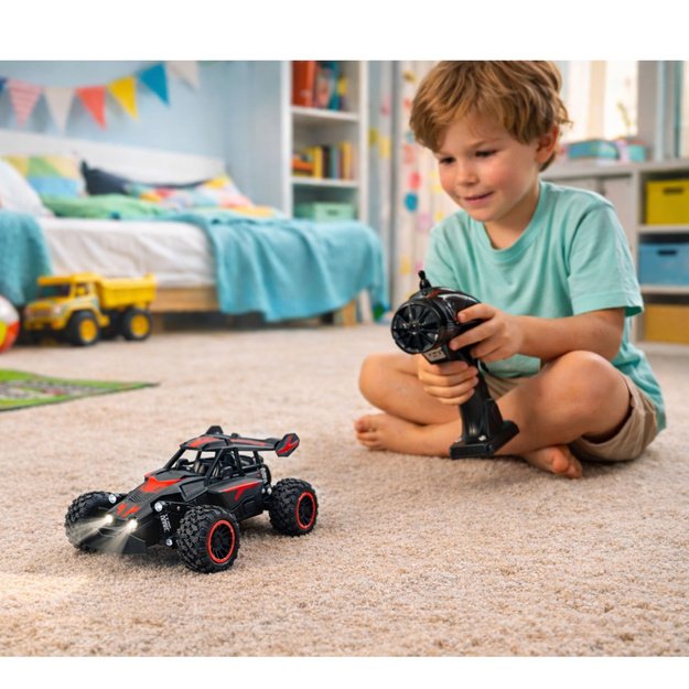 RAUDONAS 1:18 MASTELIO RC VISUREIGIS (IKI 20 KM/H) 6