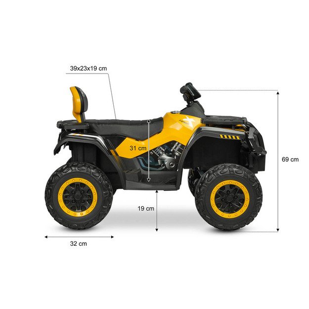 The Toyz Quad Rush – elektrinis keturratis vaikams 13