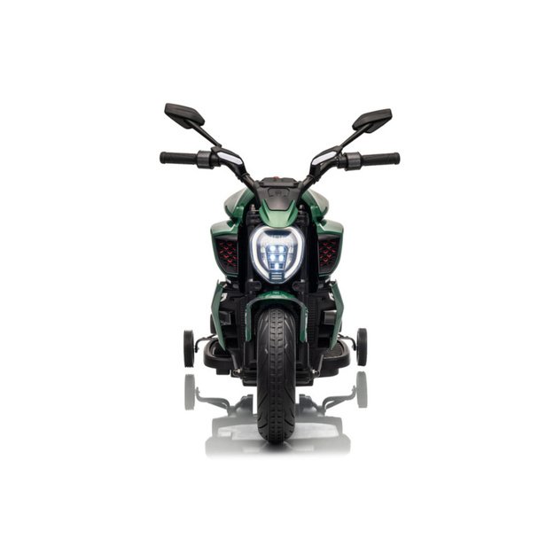 XMX656 žalias akumuliatorinis motociklas 8