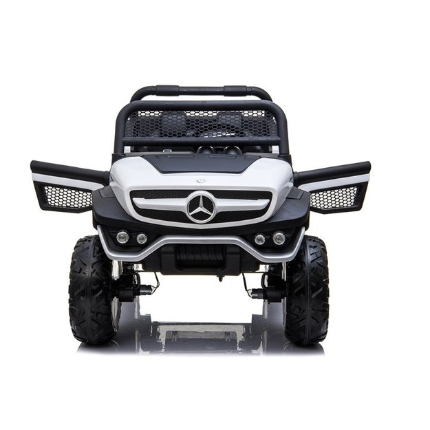 Mercedes Unimog Electric Ride On Car White 4