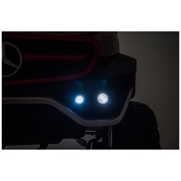 Mercedes Unimog Electric Ride On Car White 15