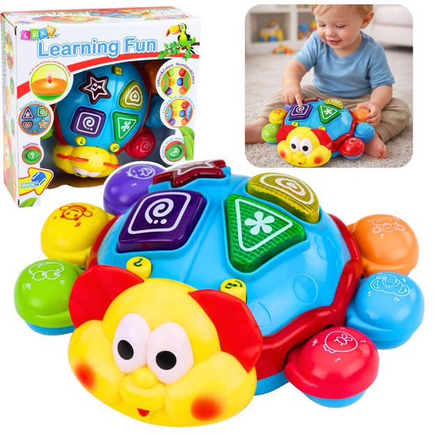 Interactive Ladybug Toy Running Bug Lights and Sounds