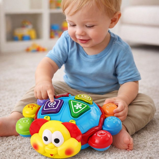 Interactive Ladybug Toy Running Bug Lights and Sounds 2