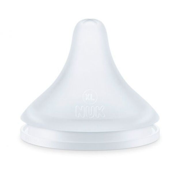 NUK 2 vnt. silikoniniai buteliuko žindukai XL 1
