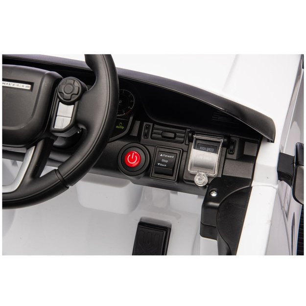 „Land Rover Discovery DLS-K06“ akumuliatorinė vairuojama transporto priemonė, balta 10